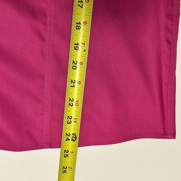 NWT Jones New York Women Tank Top 16W Fuchsia NON IRON Cotton Wing Collar $64 - Picture 6 of 8